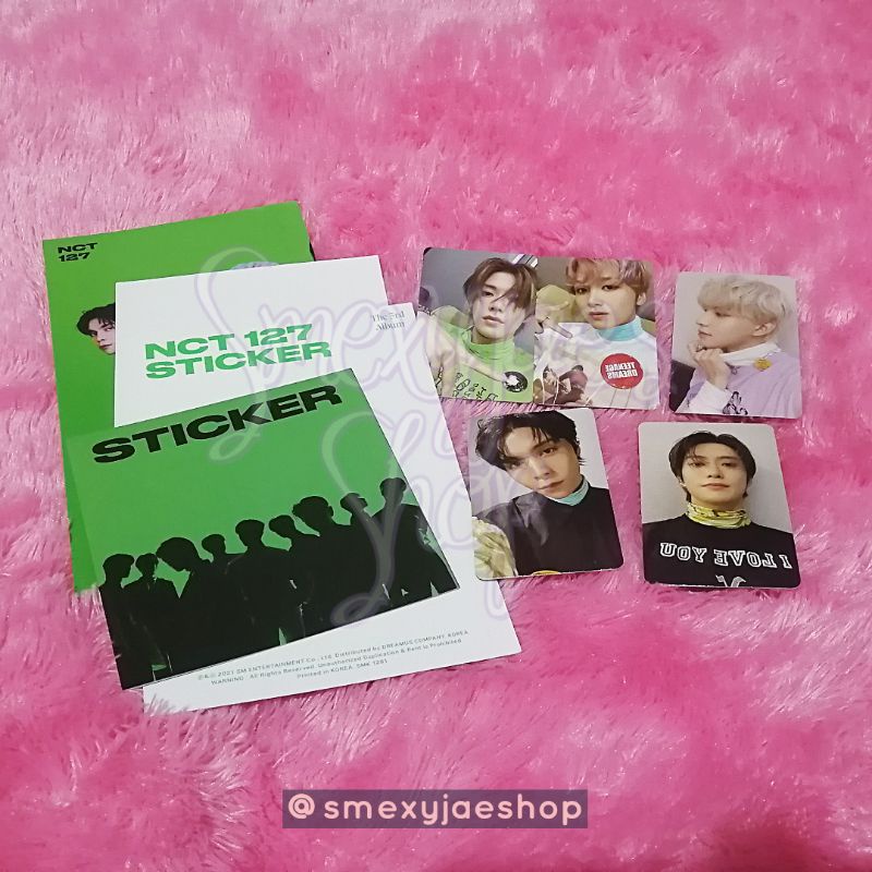 NCT 127 The 3rd Album "Sticker" - Sticky ver Official Photocard Only (Jaehyun, Johnny, Jungwoo, Yuta