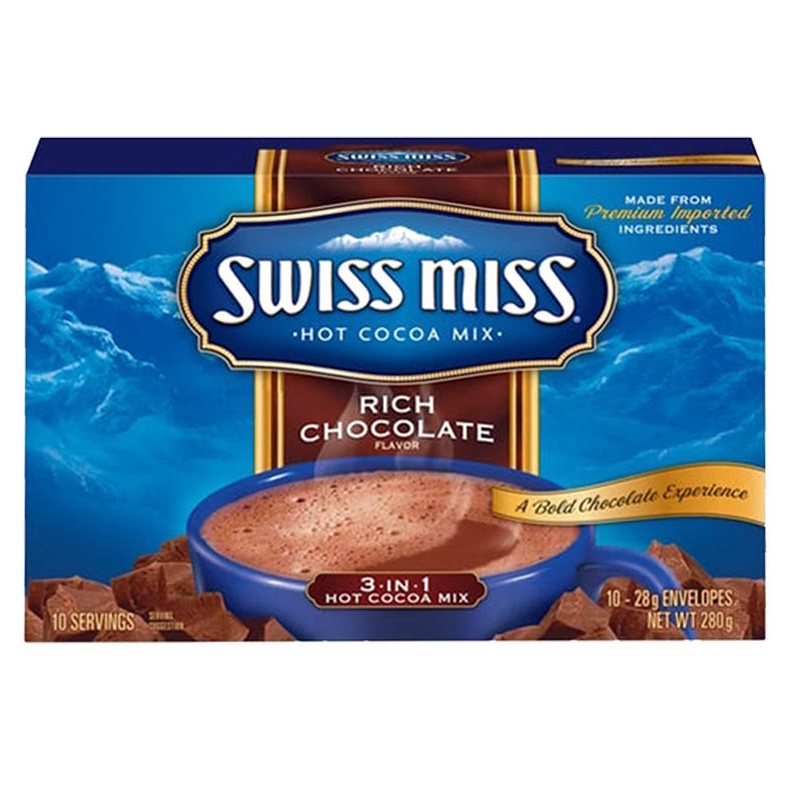 

Swiss Miss Hot Cocoa Mix Rich Chocolate Flavor 10 x 28 Gram