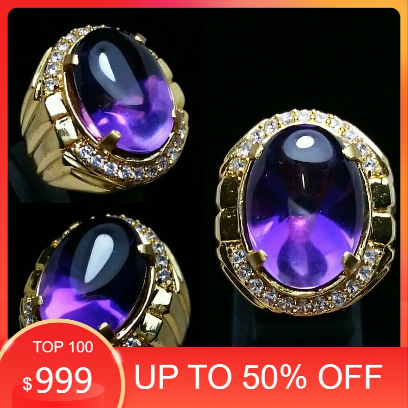 Batu kecubung bungur natural amethyst