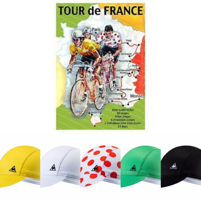 Tour de France Cycling Caps replica cap topi sepeda