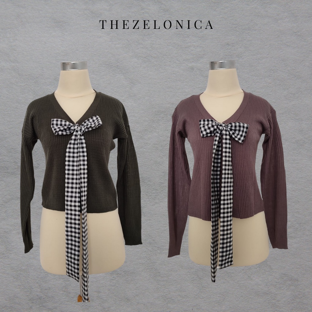 Zelonica Outer Naomi cardigan Bahan Premium