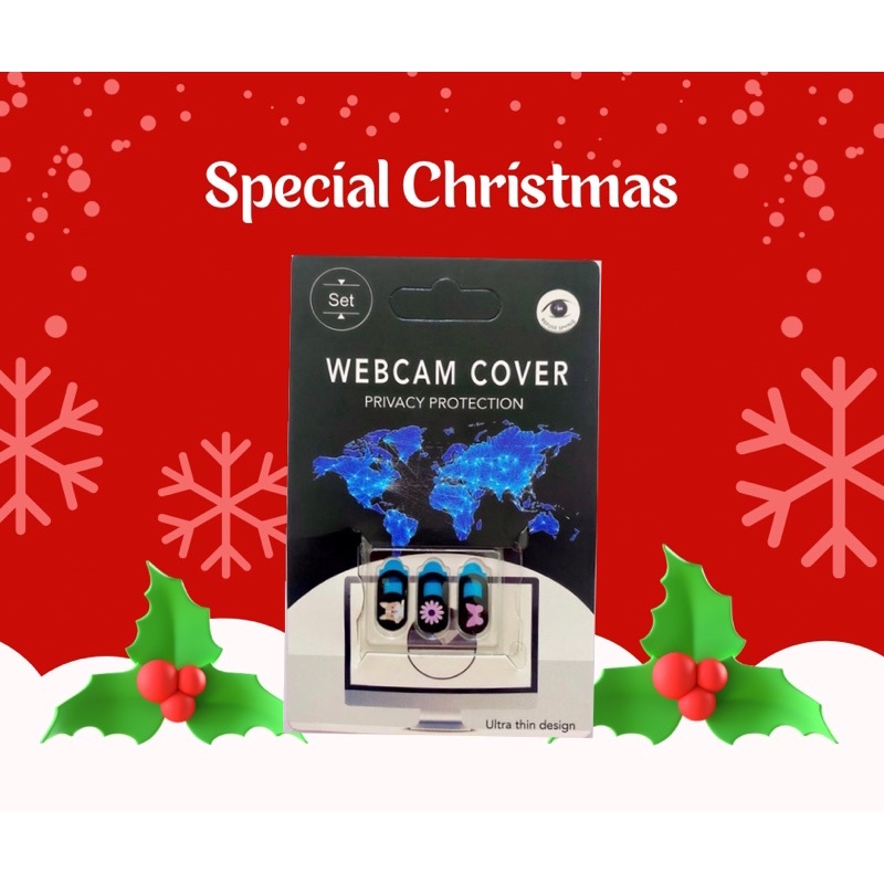 [Special Christmas] Kado Natal Penutup Kamera Murah dan Unik Lucu Webcam Cover Tuker Gift Souvenir Hampers