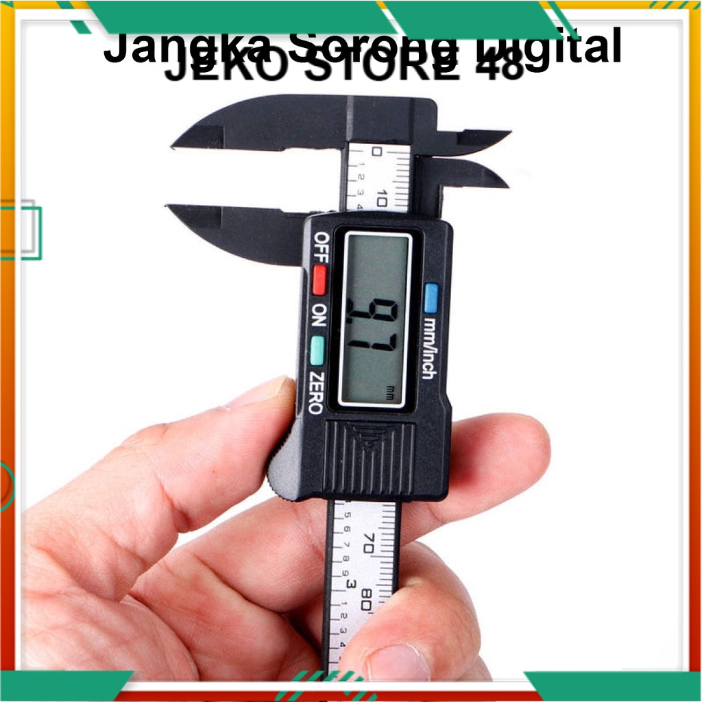 

Jangka Sorong 0-150MM Metal Casing Digital Caliper Alat Ukur Sigmat Digital Inch Teknologi Terkemuka Layar LED Alat Ukur Diamater Batu N DLL JK Jeko Store 48
