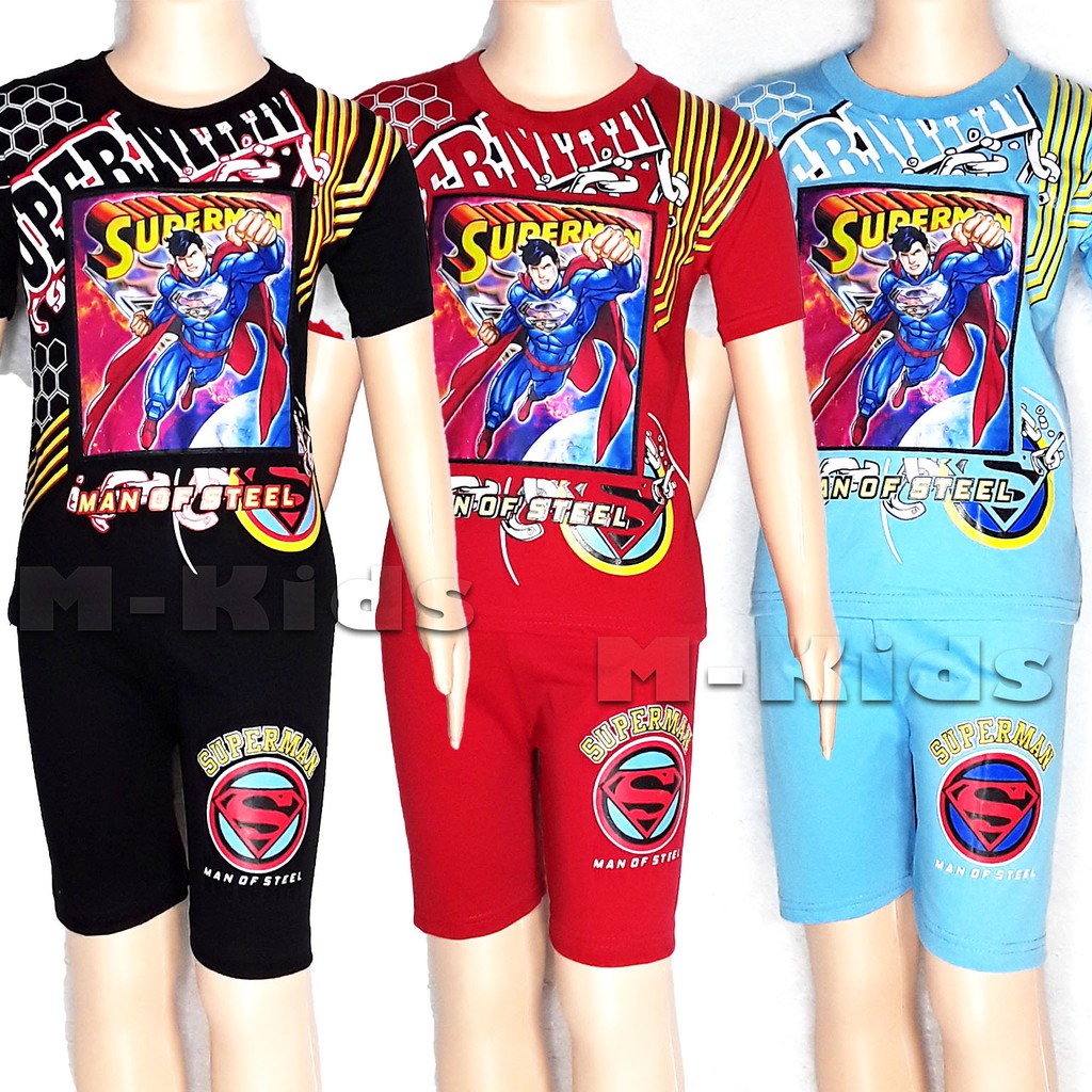 MKids88 - HARGA GROSIR Baju Setelan Anak Laki-Laki LED Musik SPIDERMAN DORAEMON 1-10 thn PART 1