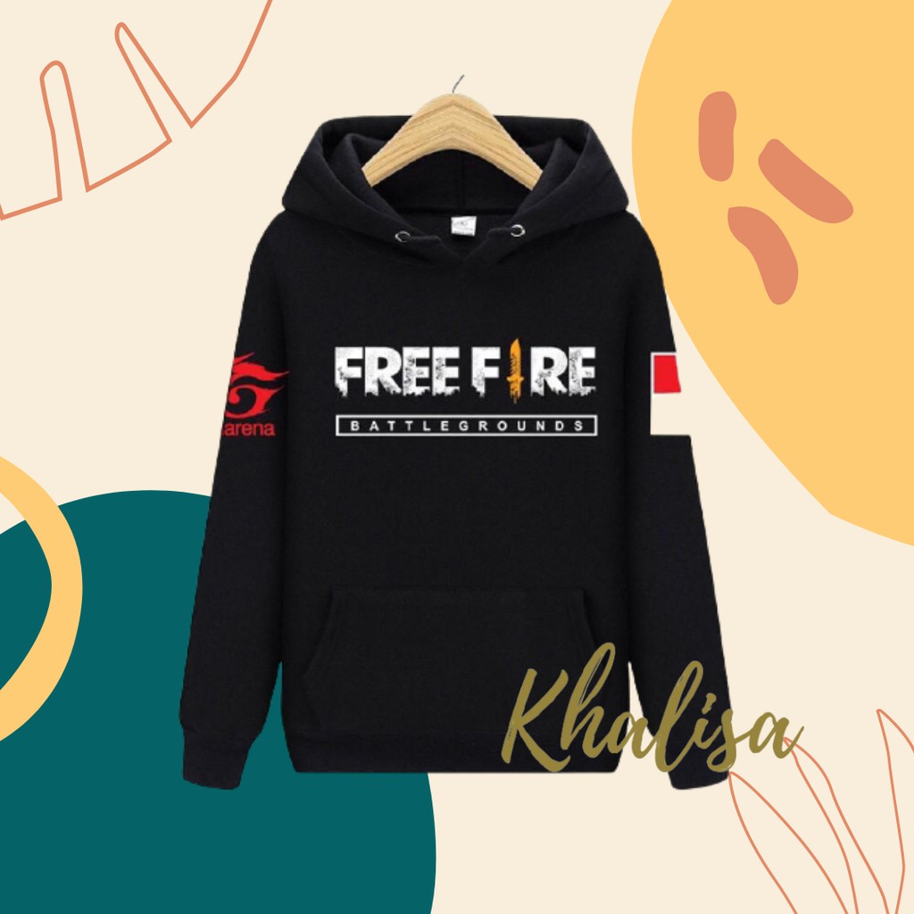 Outerwear Anak free fire Hoodie Sweater Anak Unisex Berkualitas Premium