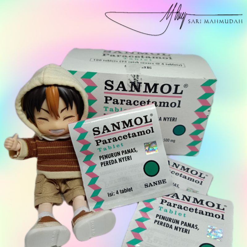 Jual Sanmol Tablet 500mg Penurun Demam Pereda Nyeri Shopee Indonesia