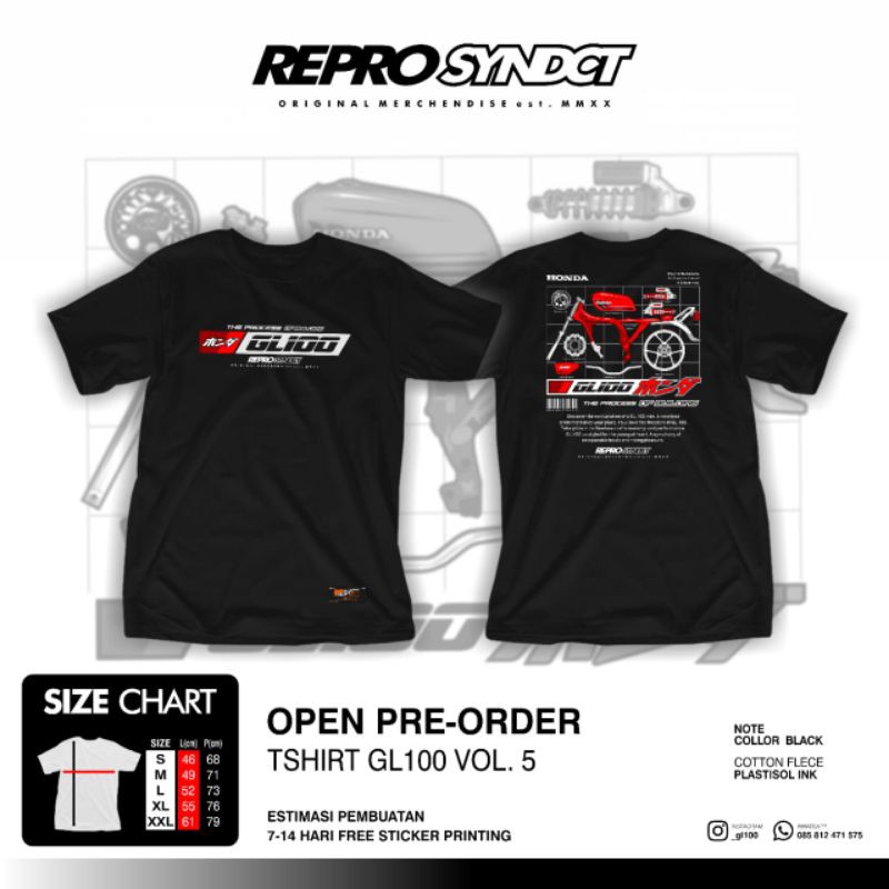 Kaos Baju gl100 GL 100 reprosindikat part 2