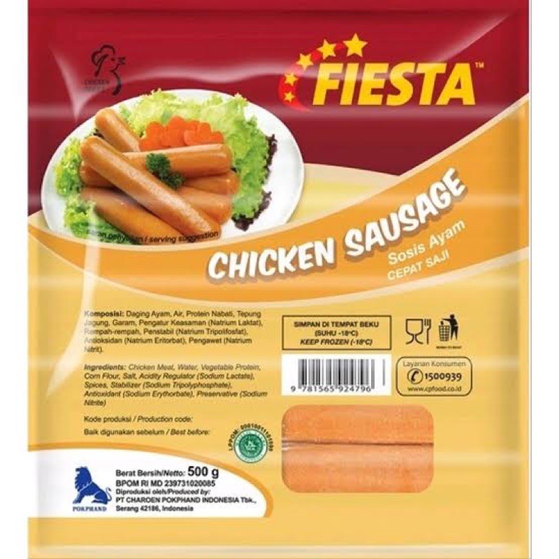 

Fiesta Sosis ayam 500gr
