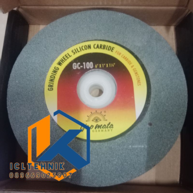 batu gerinda tjap mata/ batu gerinda duduk 6 inch gc 100