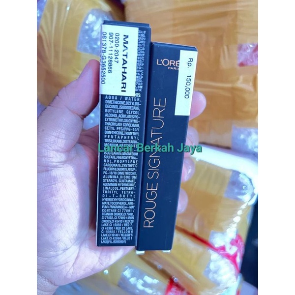 LOREAL Rouge Signature Liquid Lipcream (Original 100%) || Garansi uang kembali jika tidak ori