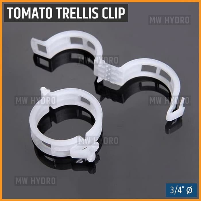 10 pcs Tomato Trellis Clip / Plant Clip - Klip Tali Lanjaran Tanaman Tomat