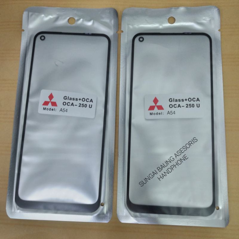 KACA LCD KACA DEPAN KACA TOUCHSCREEN + LEM OCA OPPO A54