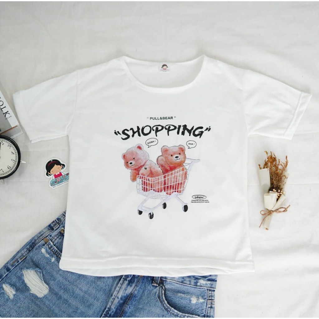 BEFAST - ZFS OOTD Wanita Kaos JESICA / SHOPPING KAOS TSHIRT BABYTERRY / Pakaian Kaos Wanita / Tshirt Lengan Pendek / Keluaran Terbaru 2022 / Kaos Santai Rumahan / Tshirt Motif