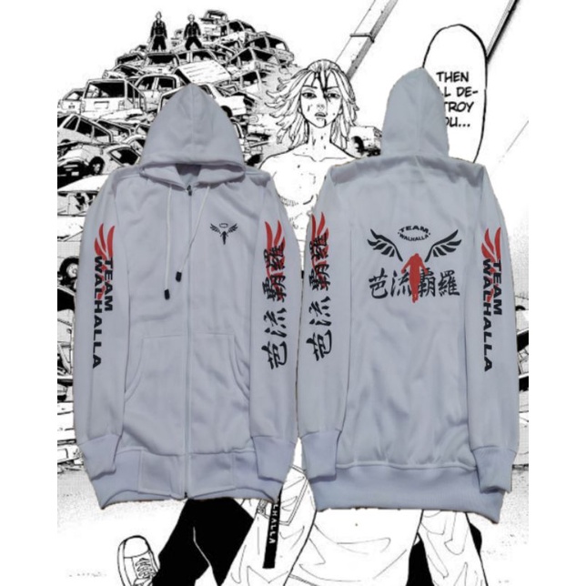 jaket tokyo revenggers team Headless Angel Walhalla Zipper