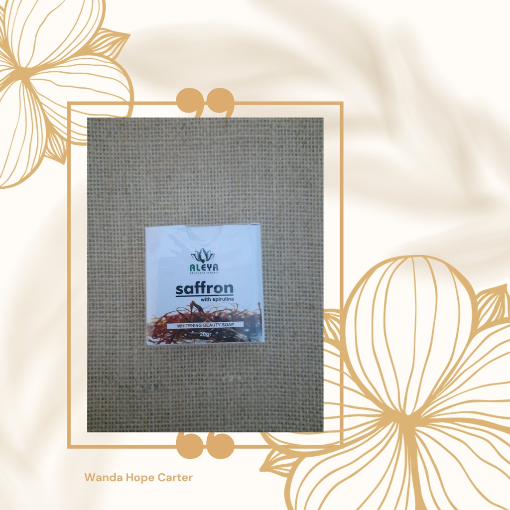 Sabun Saffron ALEYA Pemutih Wajah Whitening dan Penghilang Flek Hitam ORIGINAL BPOM 100% Asli
