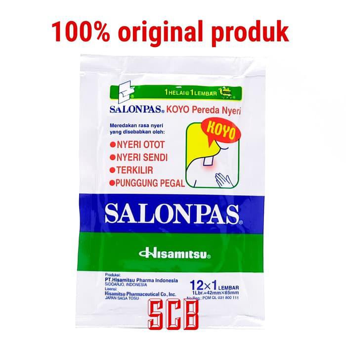 

BERKASIAT KOYO SALONPAS ORIGINAL (HIJAU) - ISI 12 LEMBAR !!