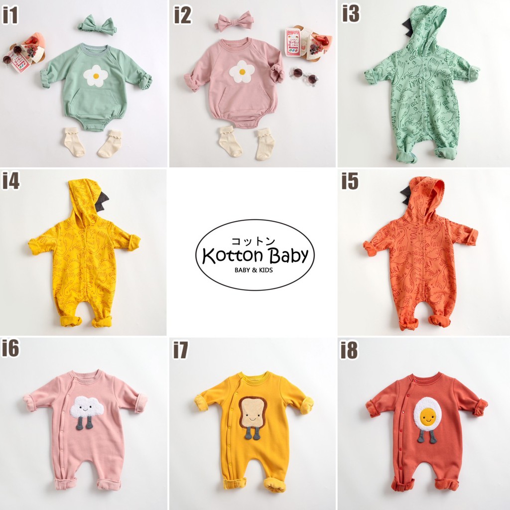 0-18bln PAKAIAN BAYI [Premium impor] BAJU ANAK JUMPER JUMPSUIT ROMPER PEREMPUAN catalog ZD i