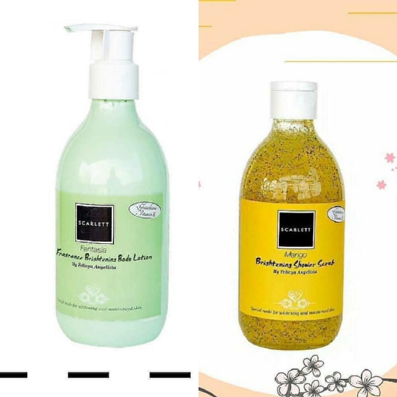 SCARLETT PAKET SCARLETT COMBO PAKET WANGI WANGI SABUN