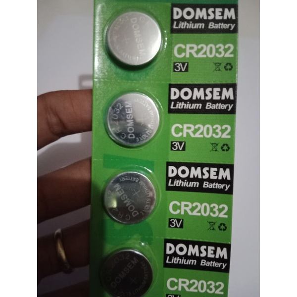 Baterai Bateray CR2016 CR2025  CR2032 Domsem Lithium batteray jam tangan murah batu batre baterai bateray kalkulator