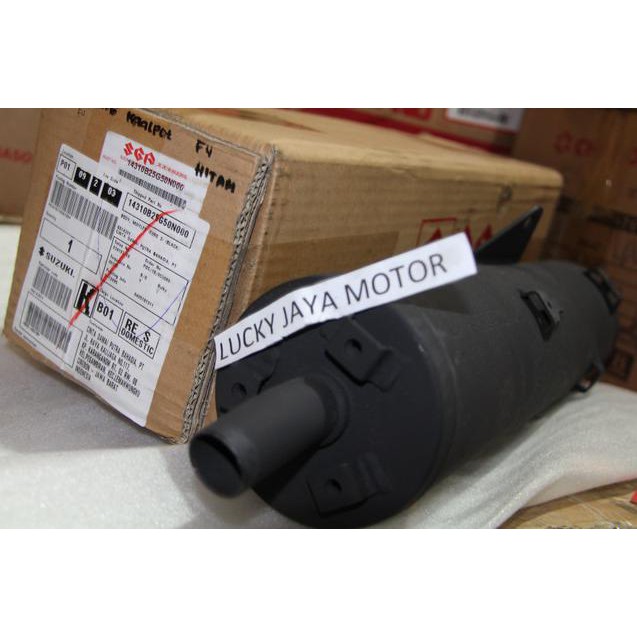 - 70R TABUNG KNALPOT SILINCER SLINCER GEMBUNG MUFFLER SATRIA FU HITAM BLACK Ready Stock-