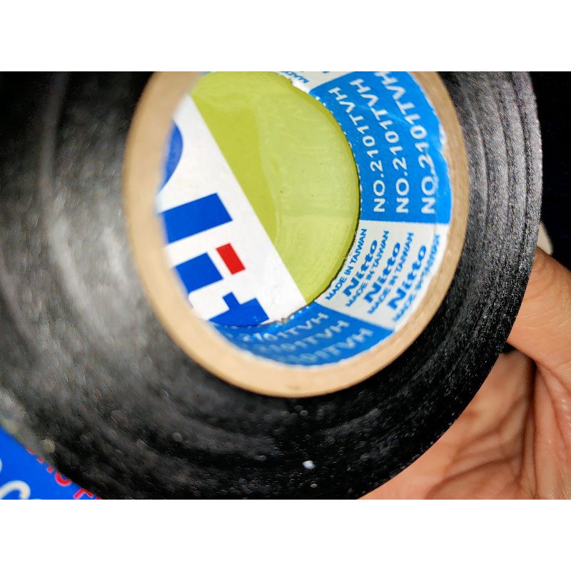 Isolasi Nitto Hitam 3/4 25meter ISOLASI NITTO HITAM ORIGINAL SNI PEREKAT LEM KABEL LISTRIK
