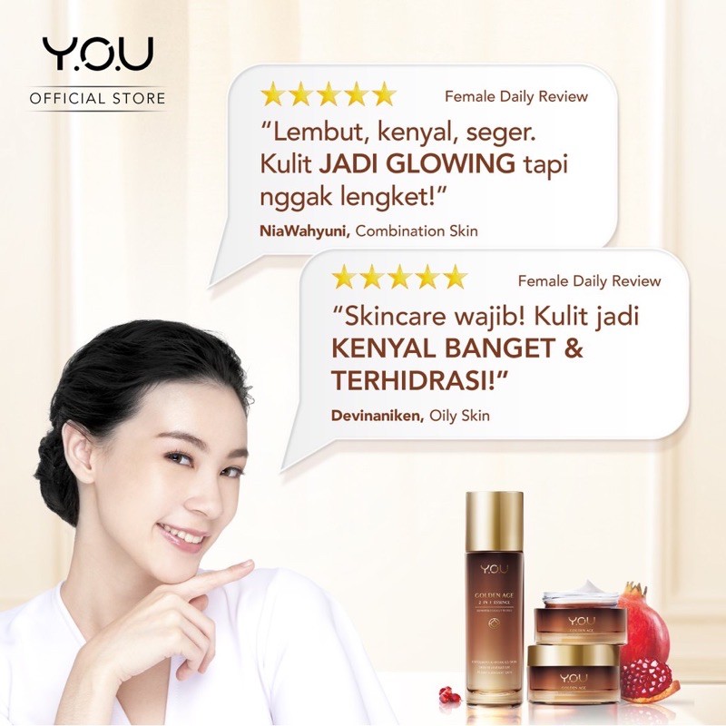 YOU Golden Age Illuminating Day Cream ( YOU MAKEUPS OFFICIAL STORE )