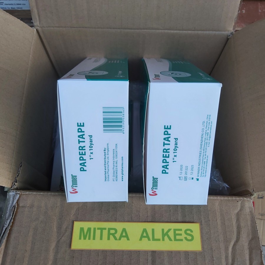 Micropore Winner 1 in 1in. Paper Tape Winner 1 inci 1inci. Plester Micropor Winer 1 inch 1inch I