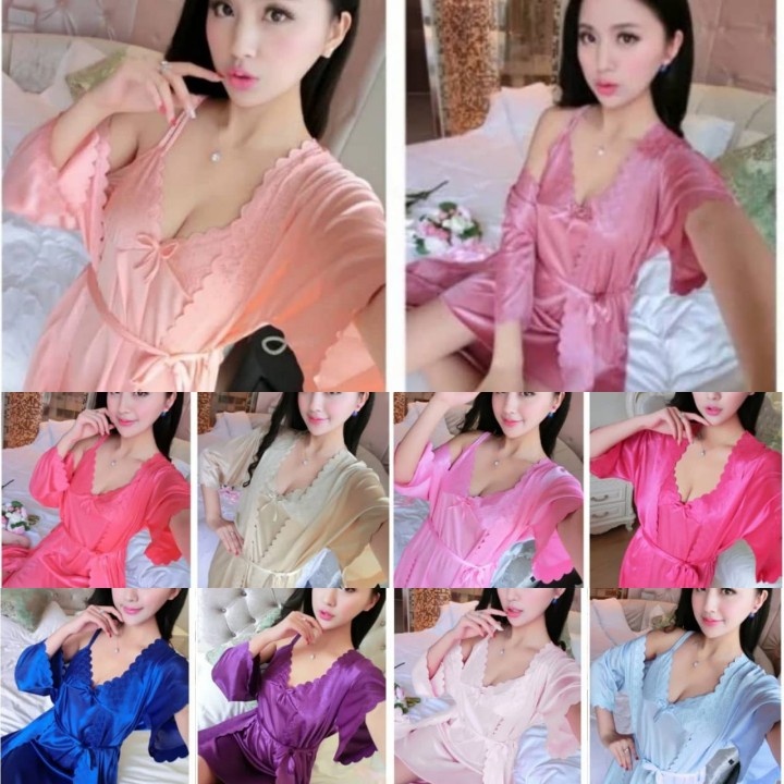 Kimono Trikot Satin Sutra Import