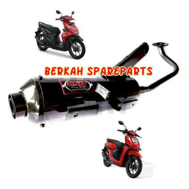 KNALPOT RACING HONDA GENIO DAN BEAT 2020 BOBOKAN MBER