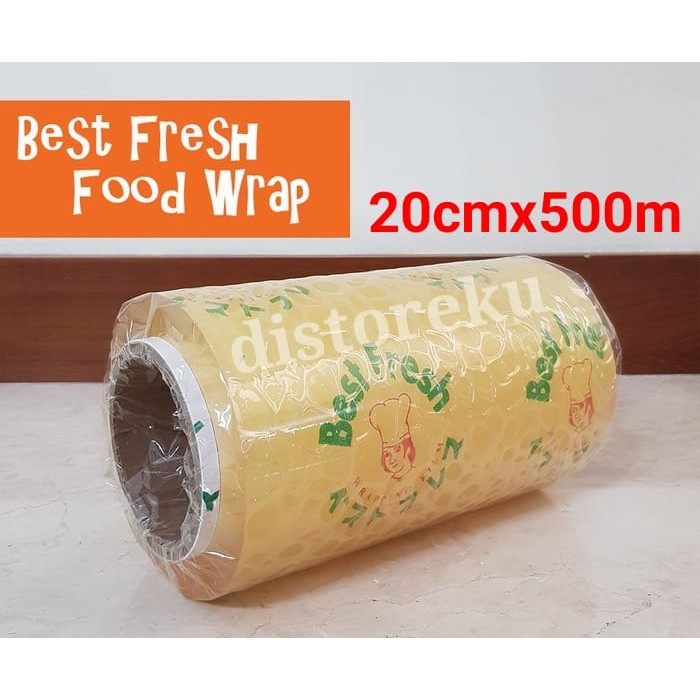 KILOAN BEST FRESH 20CM x 500M PLASTIK WRAPPING CLING FOOD WRAP STRETCH FILM