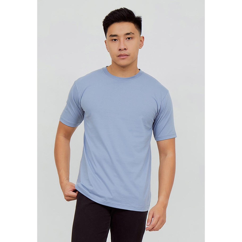 KOBE T-SHIRT - Kaos Polos Lengan Pendek in Dusty Blue