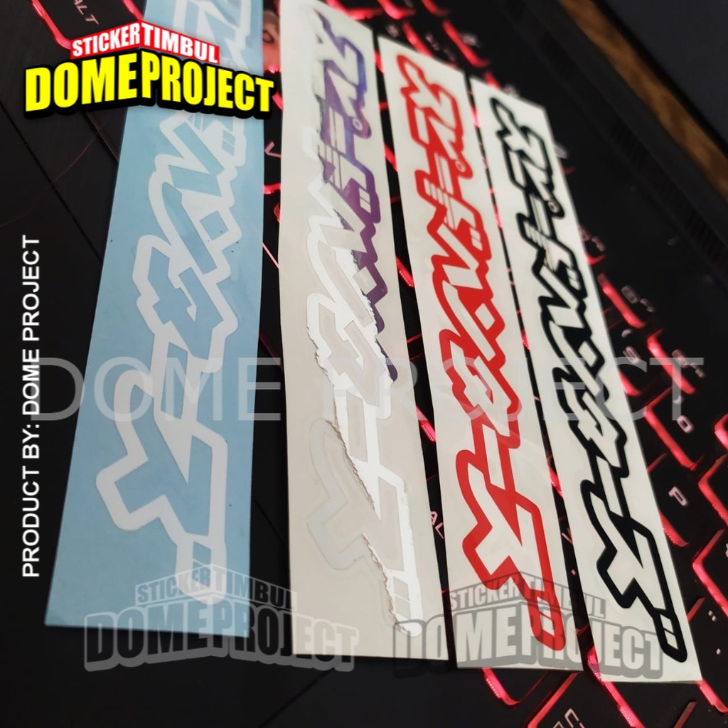 STIKER MOTOR CUTTING SPEED HUNTER KANJI STIKER STIKER 4 VARIAN WARNA