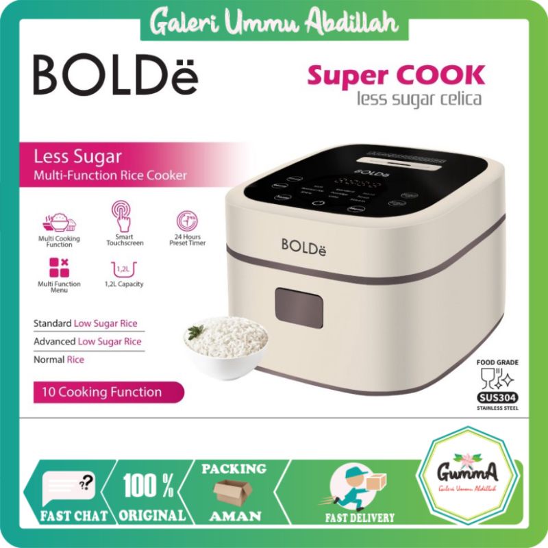 Jual BOLDe Super Cook Less Sugar Celica Tosca Beige Rice Cooker Bolde 1