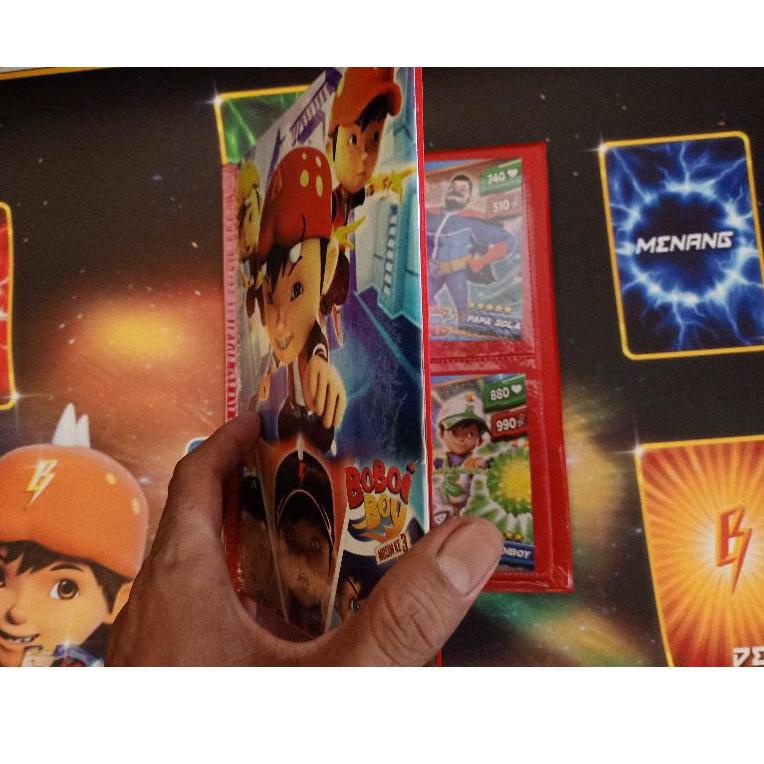 [KODE PGBHS] Dek Arena Bertarung Boboiboy Galaxy Card Waterproof Anti Pudar + ALBUM