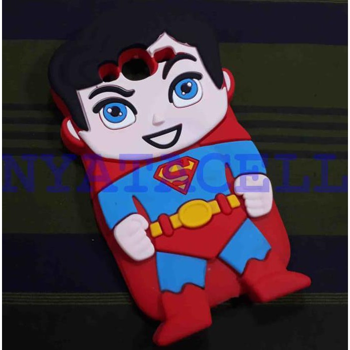 NEW CASE 4D SUPERMAN SAMSUNG GRAND/NEO/PLUS /KARAKTER/SILIKON/3D/MARVEL MILENIA