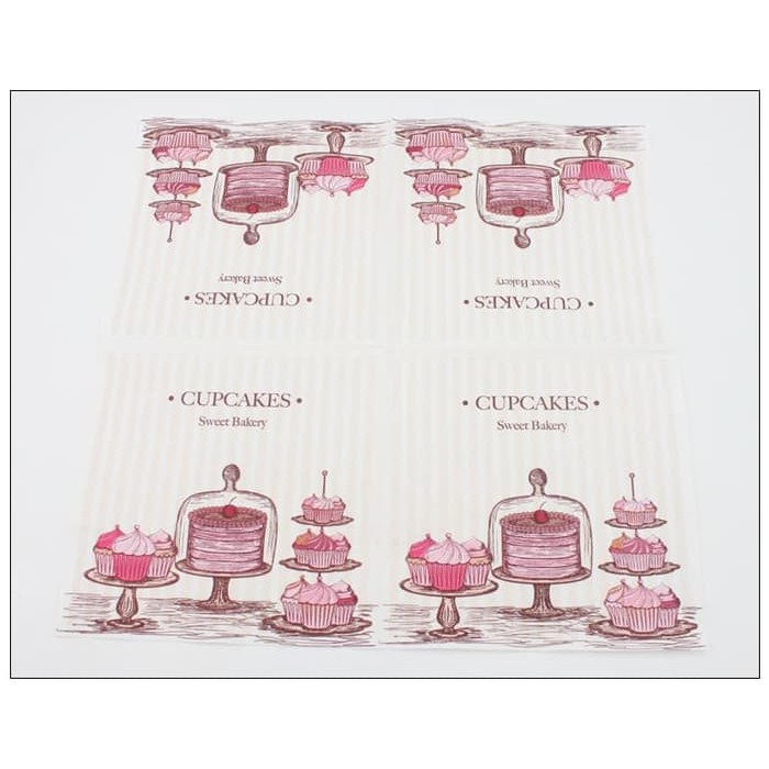 Decoupage Napkin - Tissue Decoupage 2Ply KC-Sweet Bakery