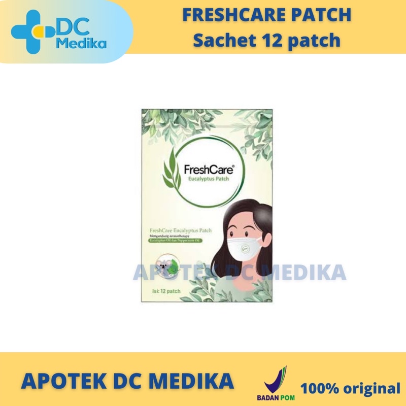 Freshcare Patch Sachet 12’S / Fresh Care Patch Masker / pelega masker pelega nafas