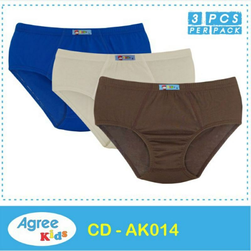 CELANA DALAM ANAK LAKI-LAKI AGREE Kids AK014 HARGA 1=KOTAK ISI 3.Biji