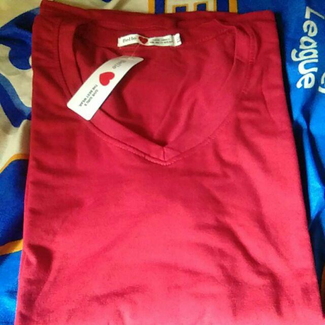  Kaos  belle xxL  lengan  panjang  V neck Shopee Indonesia