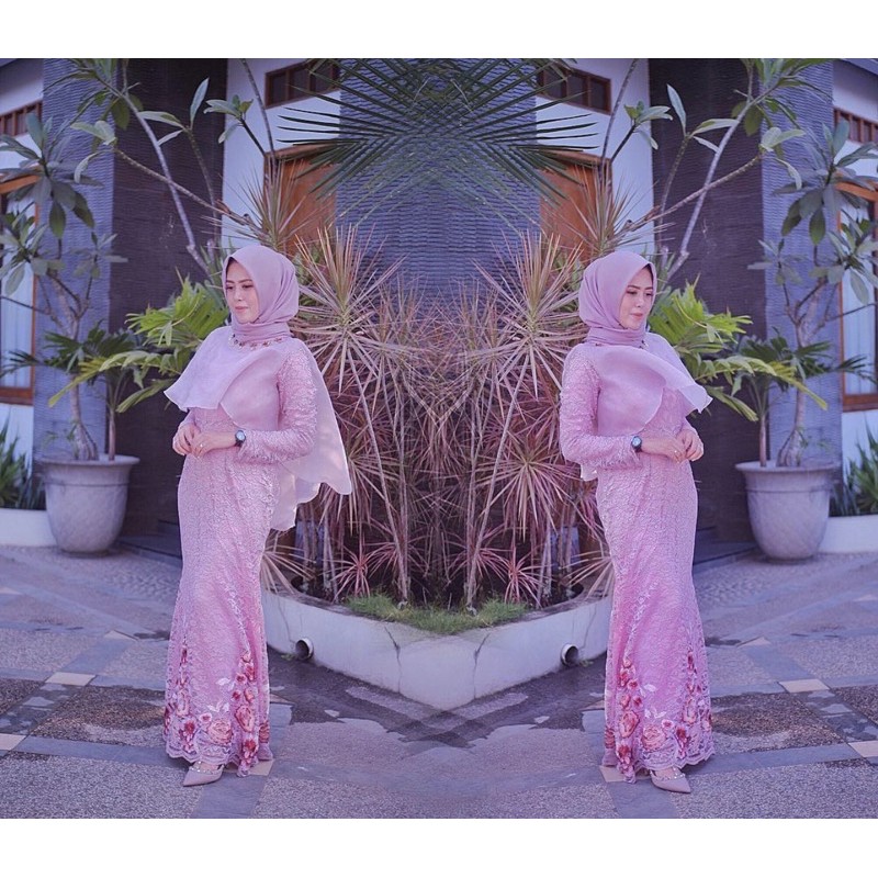 Kaftan Brukat Gamis Dress by Judith