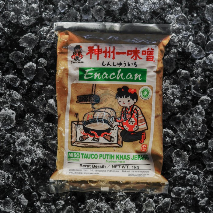 

NEW Enachan Shiro Miso paste / Pasta Miso / Tauco Putih Jepang 1 Kg