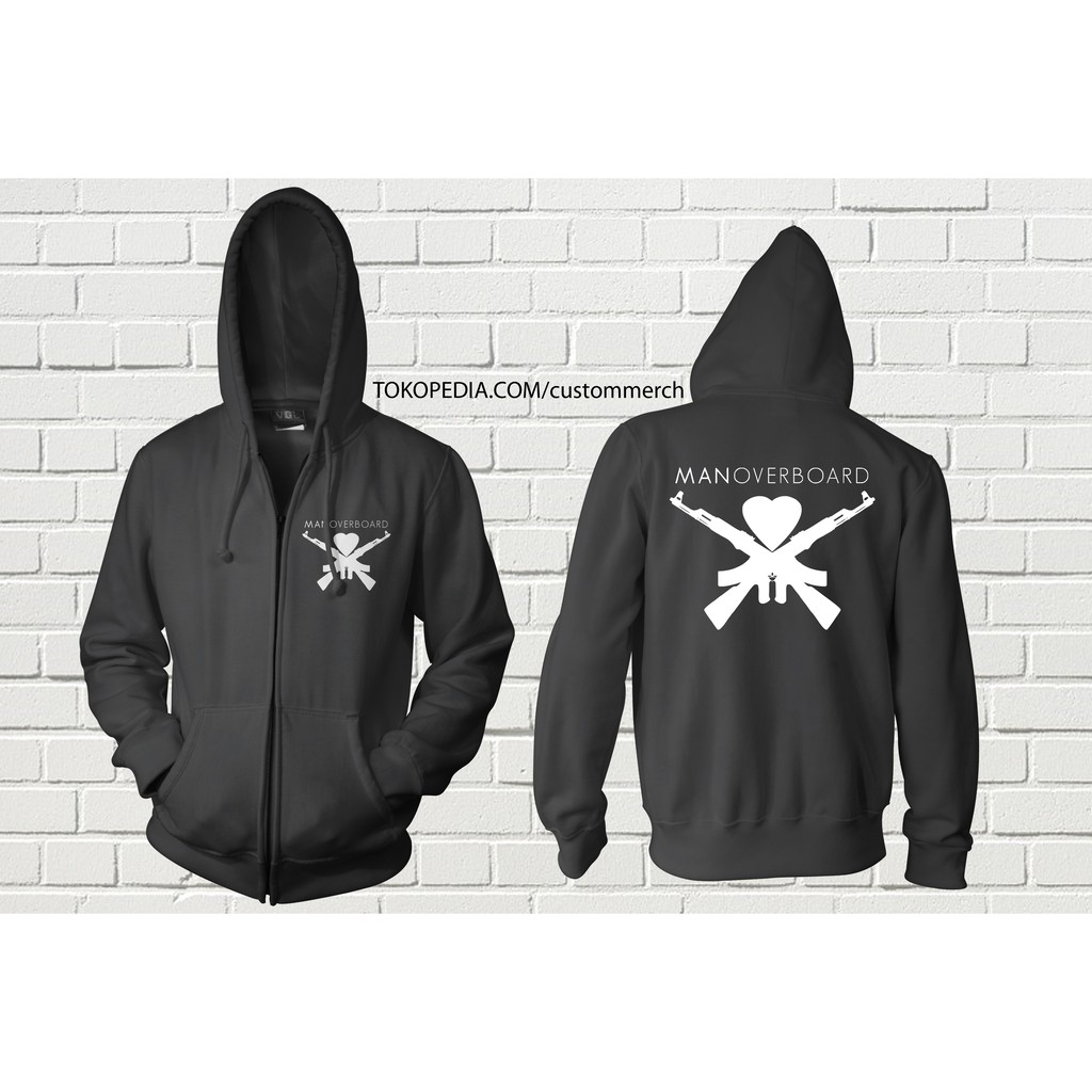 man overboard hoodie