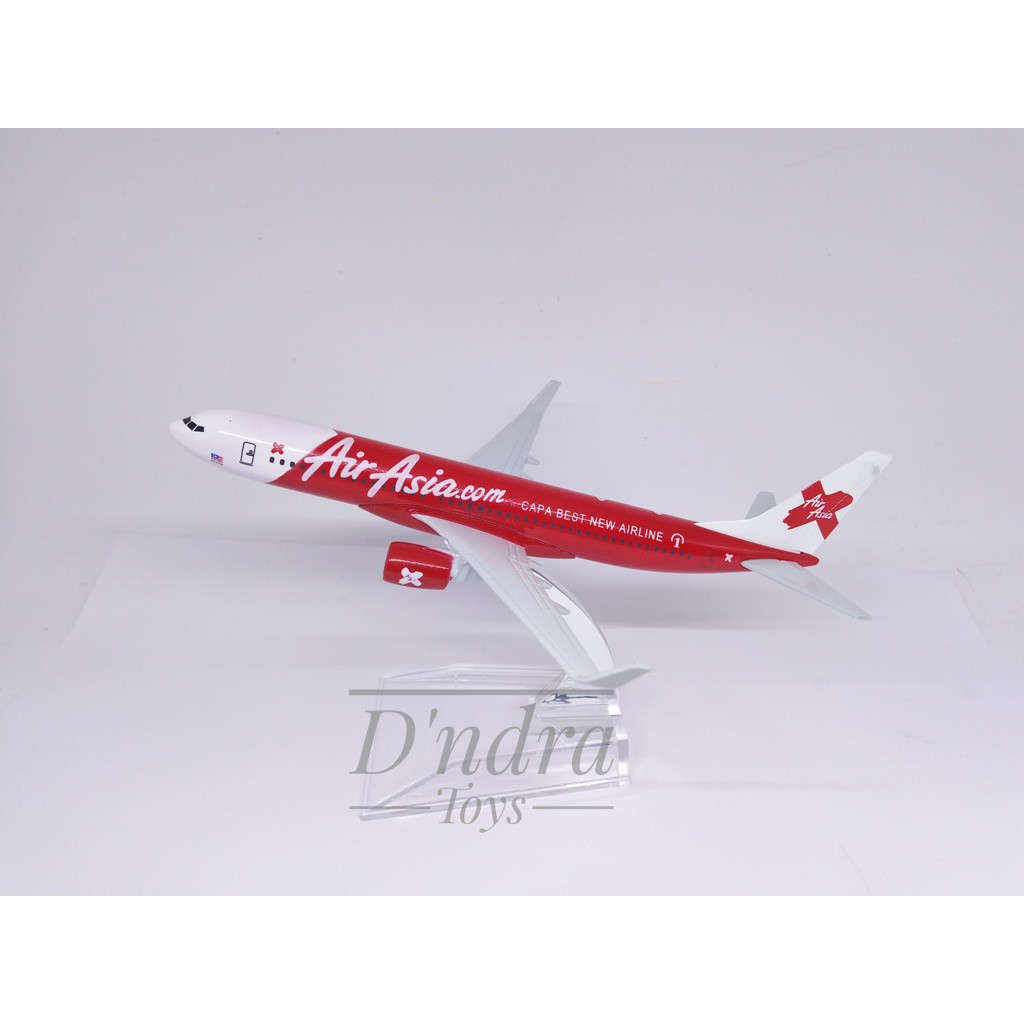 Diecast Miniatur Pesawat Terbang AIR ASIA