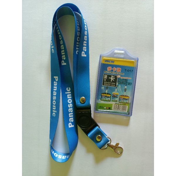 Panasonic Tali id card READY STOK Lanyard printing satuan