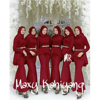 Bridesmaid Dress Kondangan Muslim / Sage Green Lilac Taro Mocca Milo Silver Broken White Biru Wardah