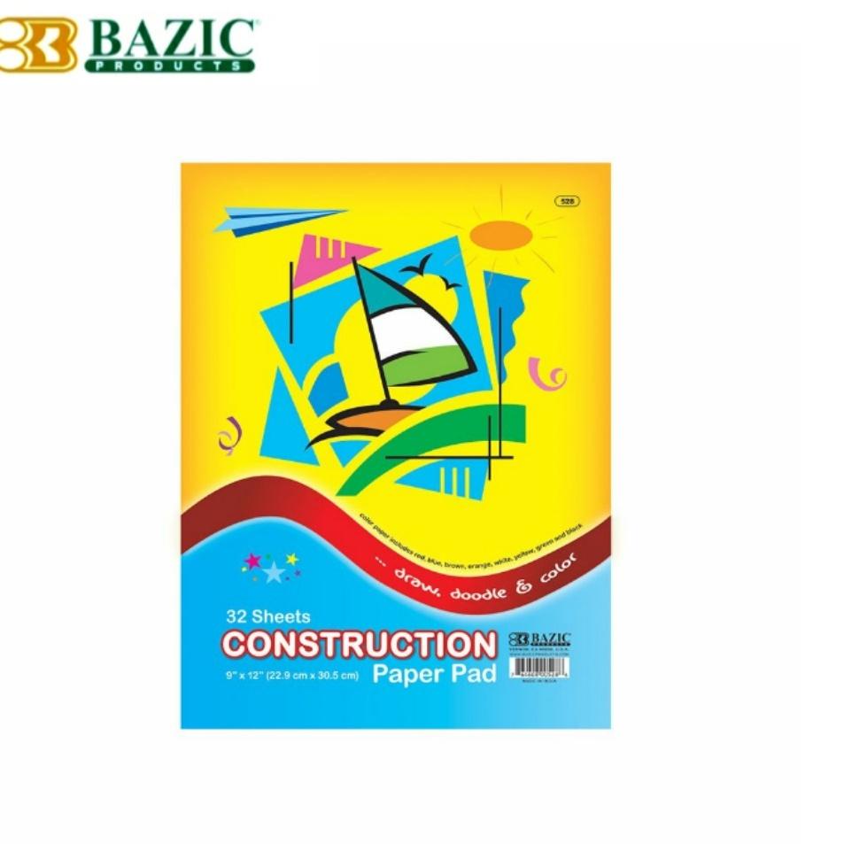 

Hot Deals BAZIC Construction Paper Pad - Kertas Warna