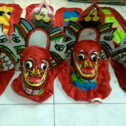 barongan spon aknak paud tk play group imut barong spon kecil