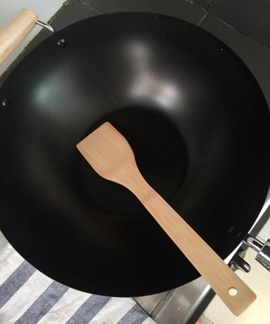 Maspion Kiku Wok Handle Wajan Penggorengan Kuali Besi Anti Lengket 33