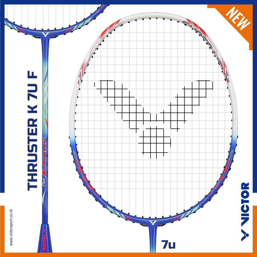 RAKET BADMINTON VICTOR THRUSTER K 7U ORIGINAL