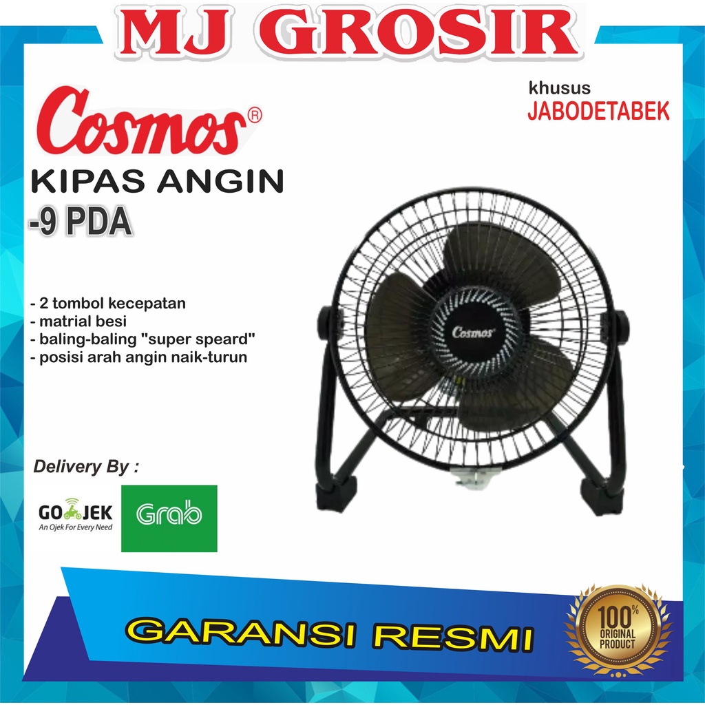 KIPAS ANGIN DESK FAN COSMOS 9 PDA 9 INCH KIPAS ANGIN DUDUK MEJA